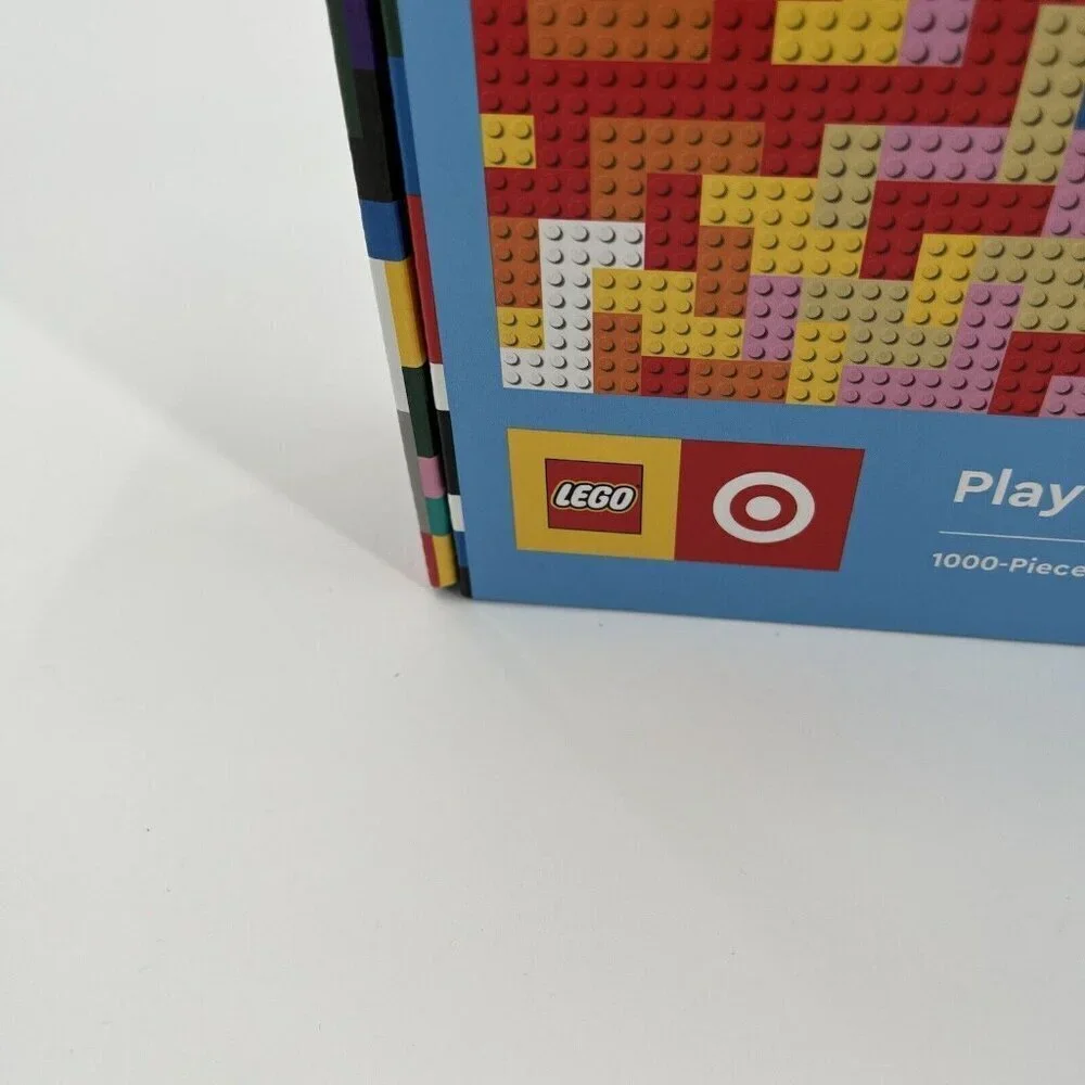 NEW LEGO x TARGET 1000 Piece Puzzle Playful Bricks Colorful Homeschool